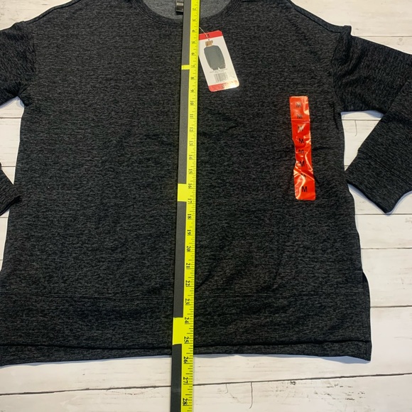 New 32 degrees Gray fleece sweatshirt Sz. M - Picture 6 of 7